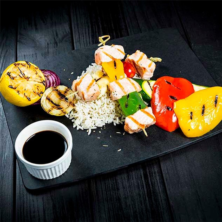Salmon Kebabs